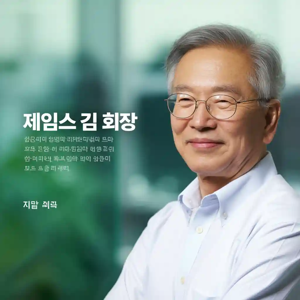 암참 회장 연설 또는 회의 모습