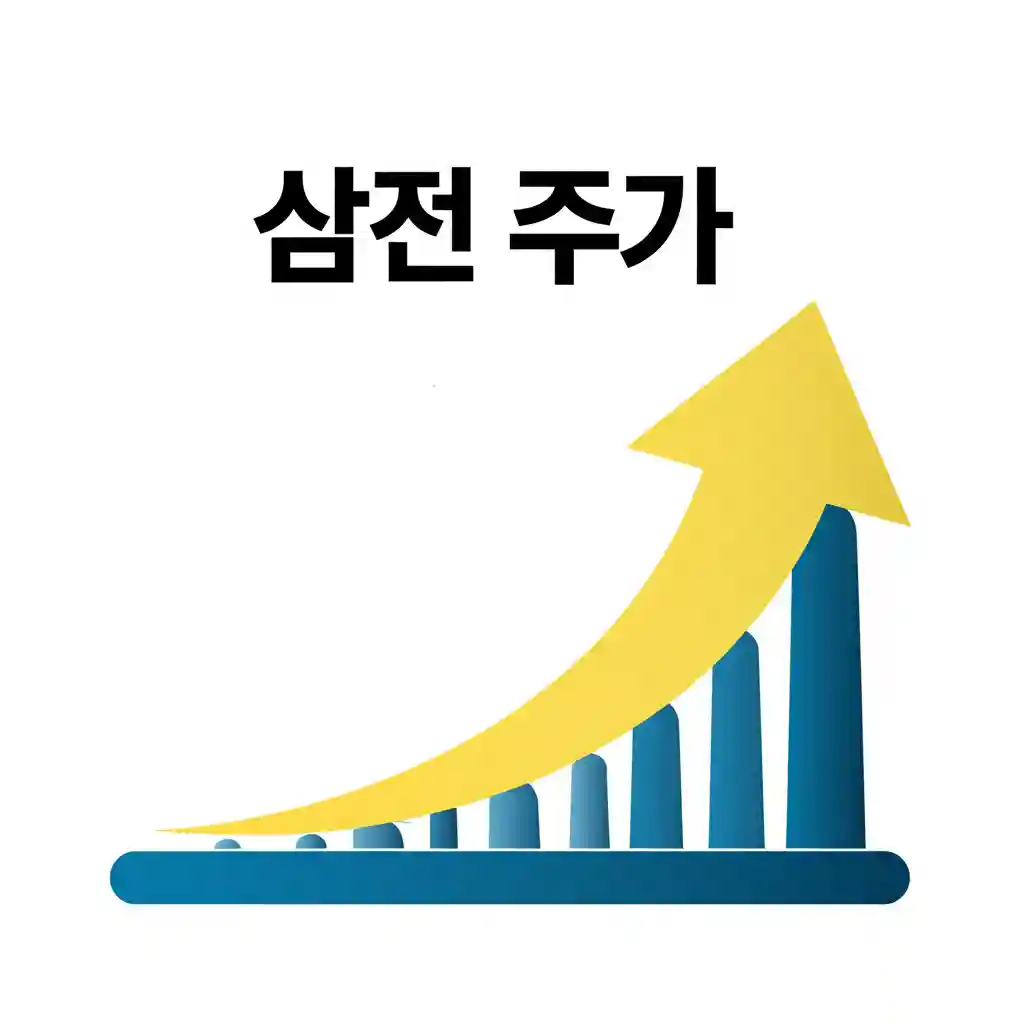 삼성전자 주가 차트와 투자자 모습
