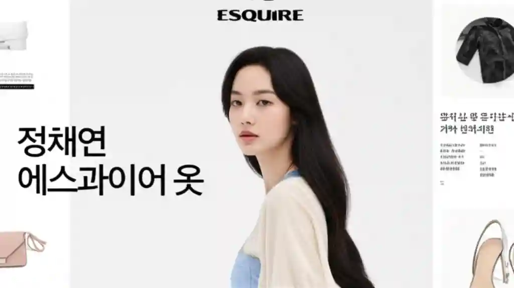 정채연 에스콰이어 화보 속 패션 해부