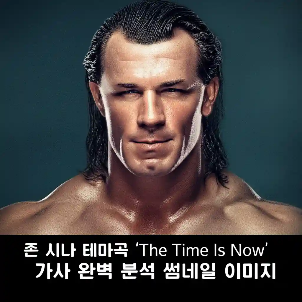 존시나 가사 존 시나 테마곡 The Time Is Now 가사 완벽 분석 썸네일 이미지 이미지