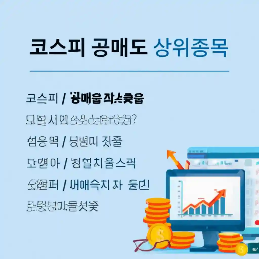 코스피 공매도 개념